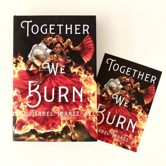 3 SIGNED OwlCrate Books Threads that Bind Sweet & Bitter Magic Together we Burn - Picture 8 of 13